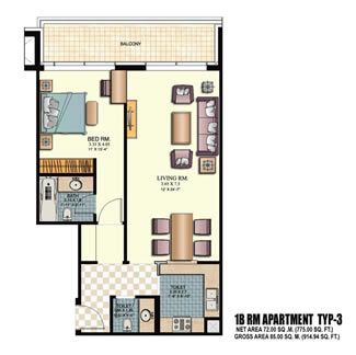 1 Bedroom apartment